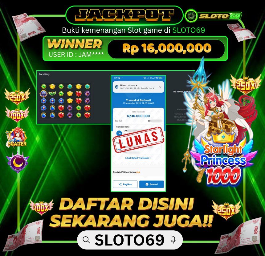 SLOTO69 WD RP 16.000.000